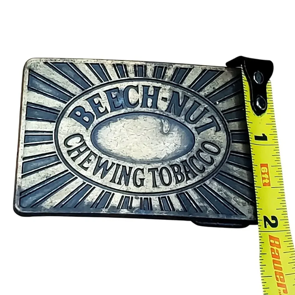 Beach Nut Chewing Tobacco Brass Belt Buckle LDL